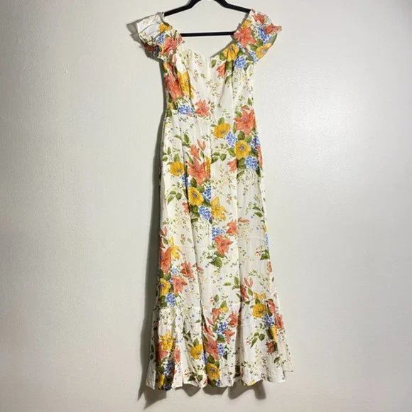 Reformation Butterfly Dress in Marie Antoinette - Picture 5 of 8